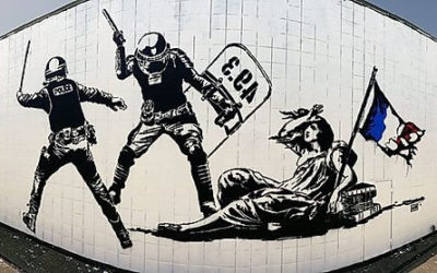 Goin’s polemical mural in Grenoble, France
